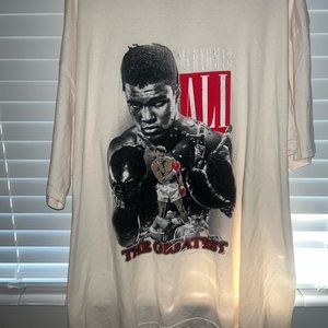 Muhammad Ali T-shirt. Front and back design
